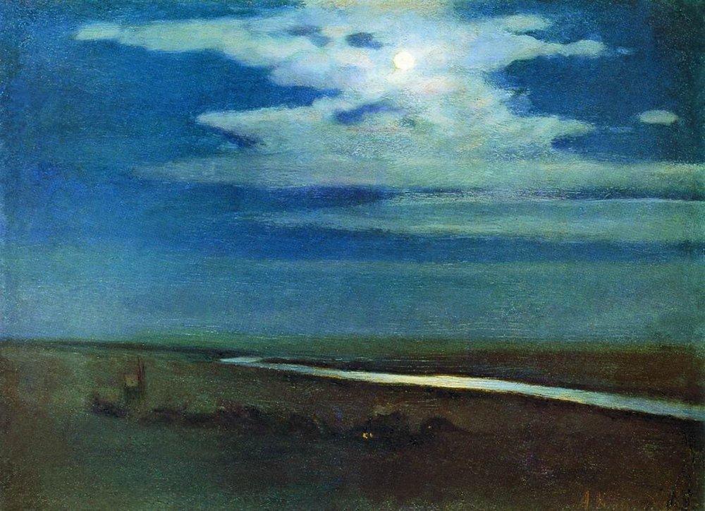 Night (1880) - Arkhip Kuindzhi Tablo