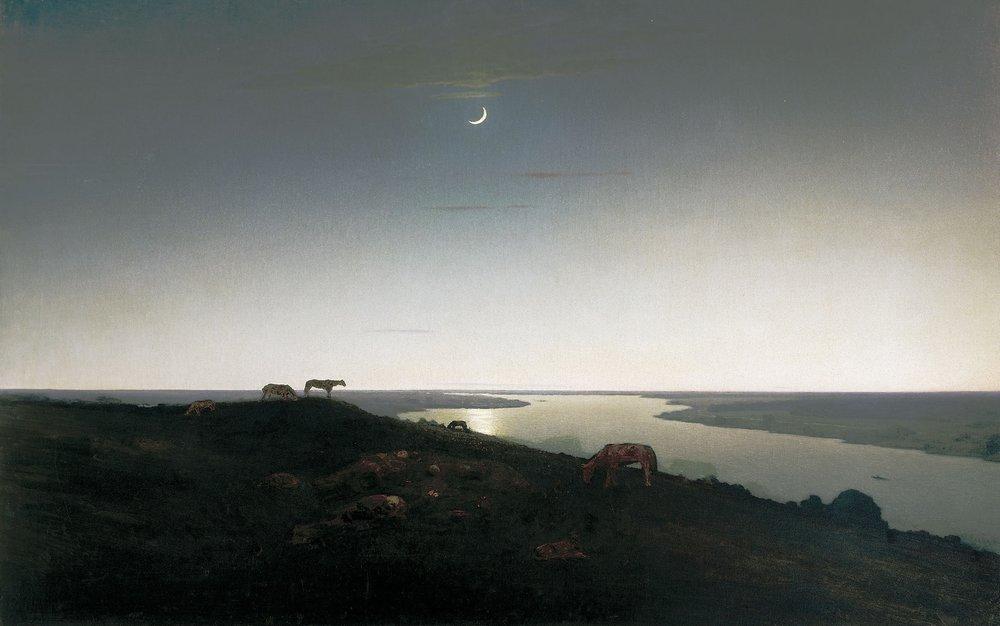 Night (1908) - Arkhip Kuindzhi Tablo