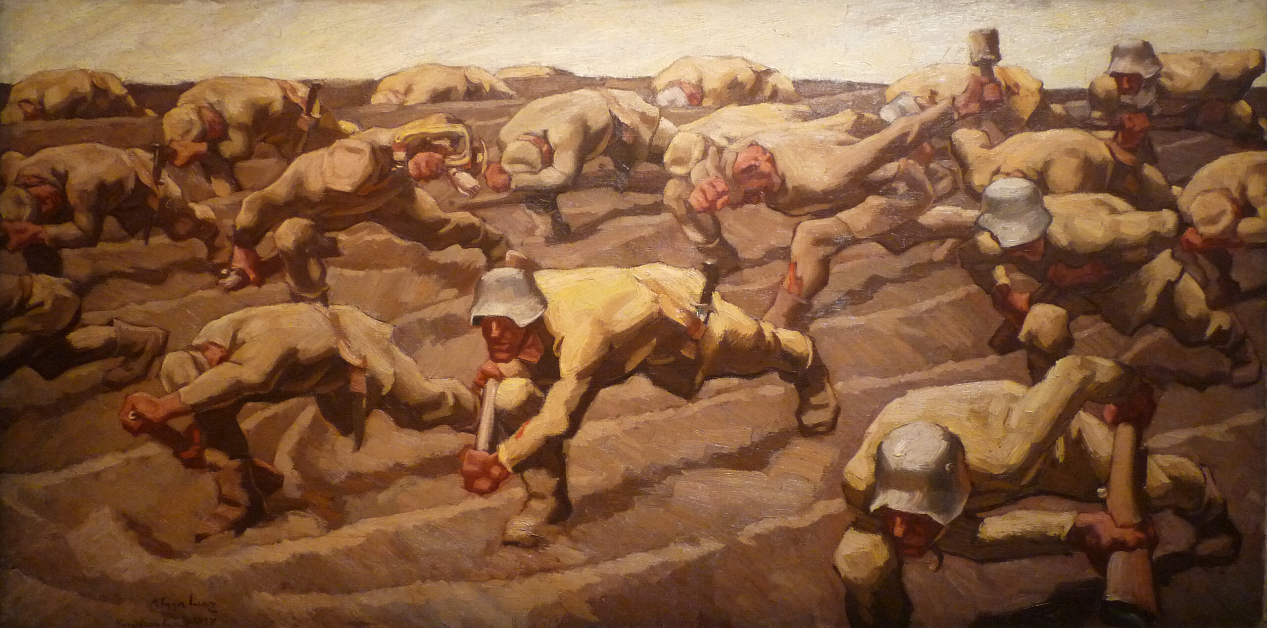 Nordfrankreich (1917) - Albin Egger-Lienz Tablo