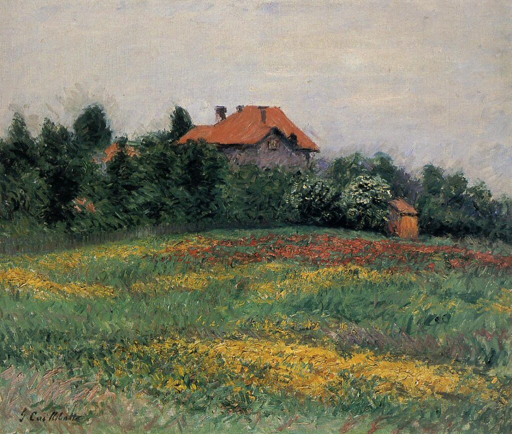 Norman Landscape (1884) - Gustave Caillebotte Tablo