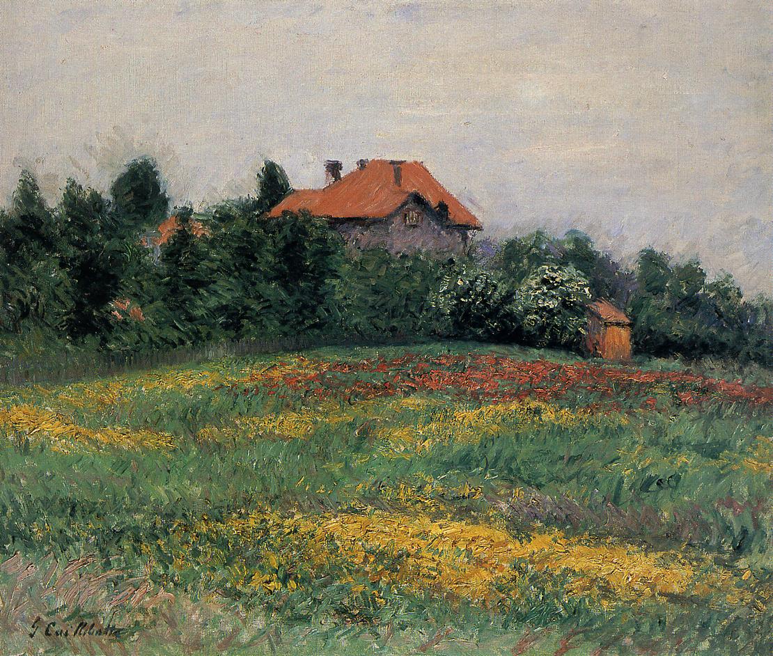 Norman Landscape (1884) - Gustave Caillebotte Tablo