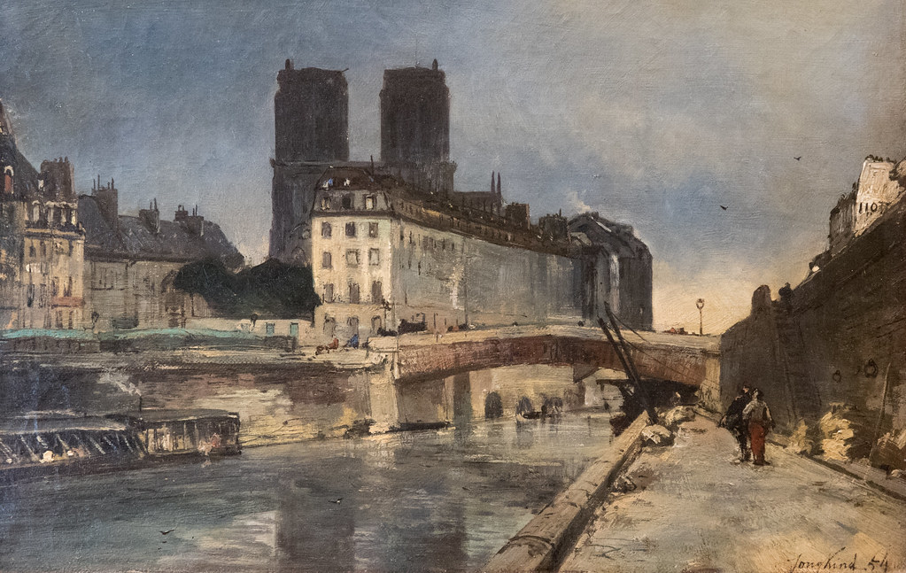 Notre Dame de Paris (1854) - Johan Jongkind Tablo