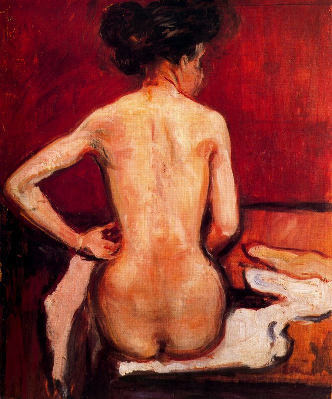 Nude (1896) - Edvard Munch Tablo