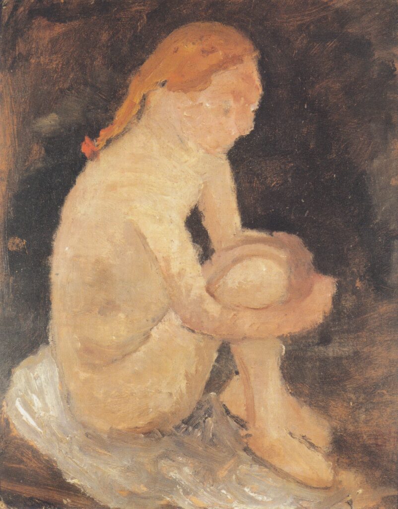 Nude Girl (1904) - Paula Modersohn-Becker Tablo