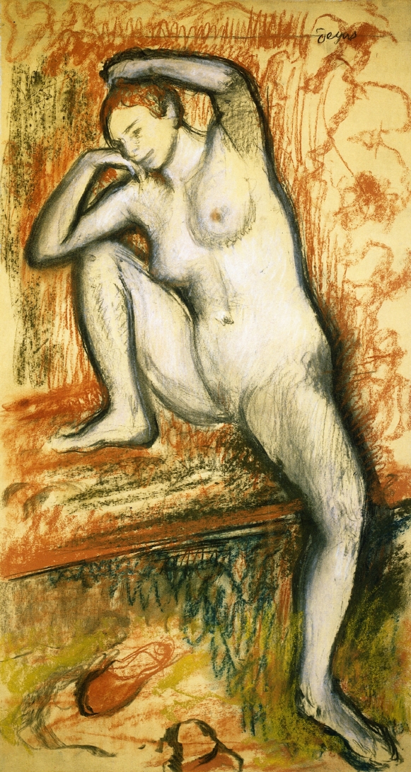 Nude Study of a Dancer (1902) - Edgar Degas Tablo