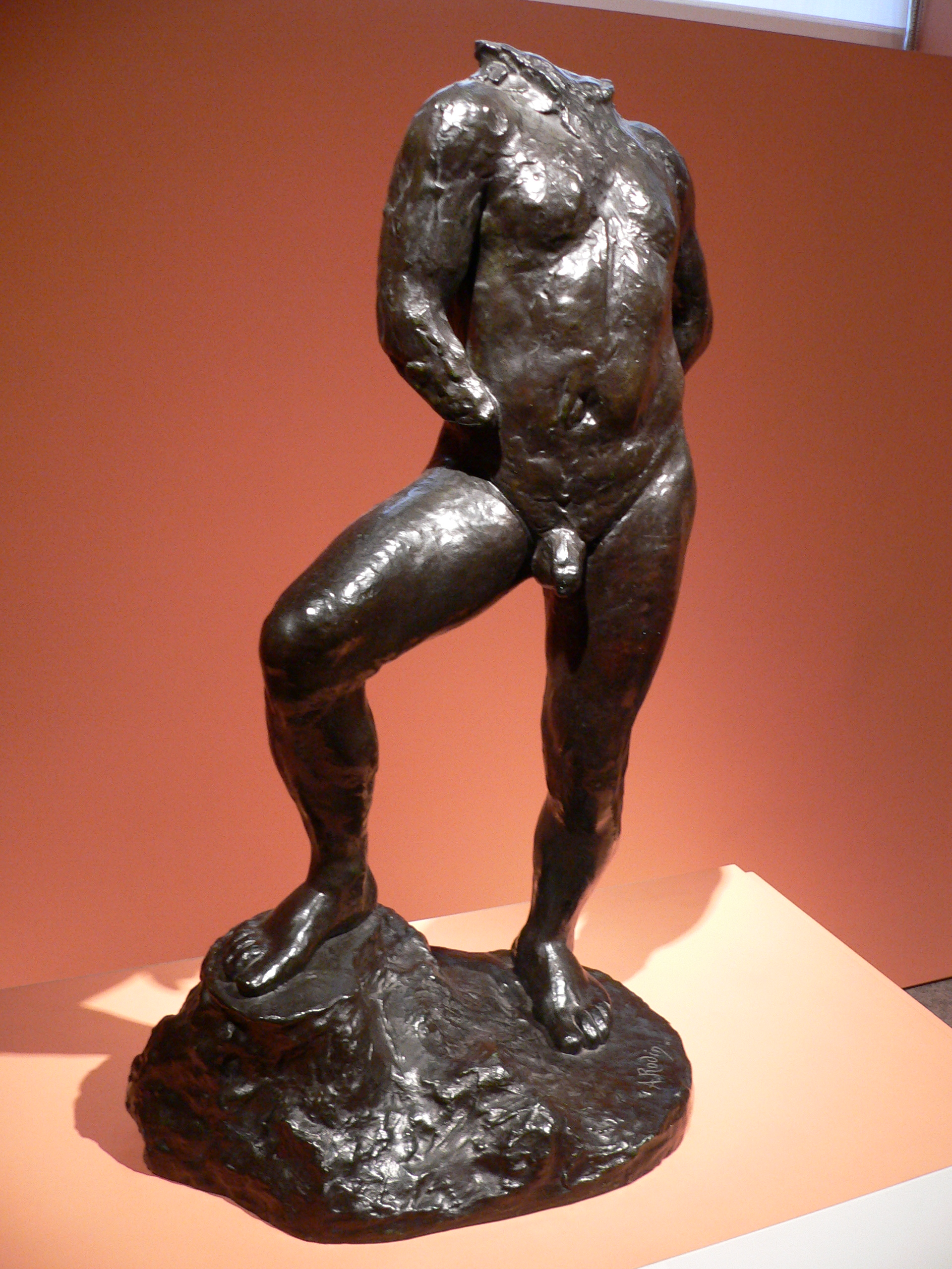 Nude study for Balzac (1891) - Auguste Rodin Tablo