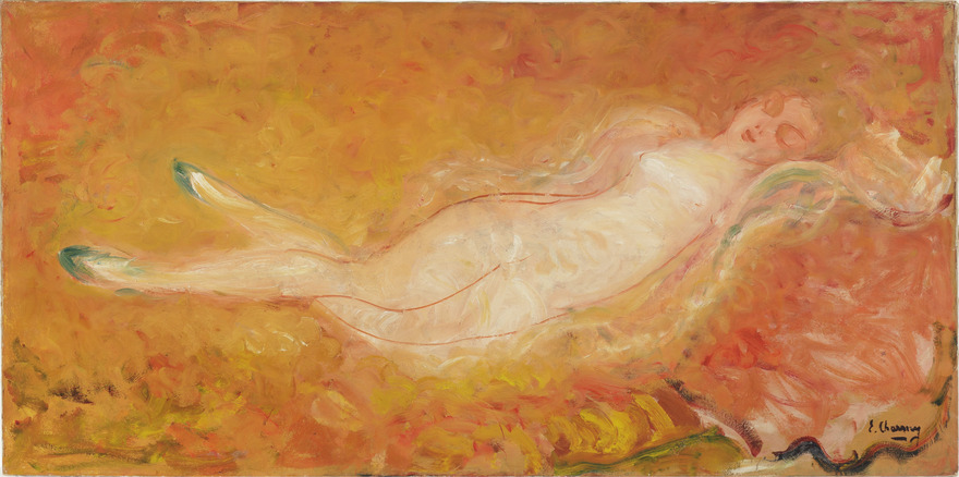 Nude with Green Slippers (1900) - Émilie Charmy Tablo