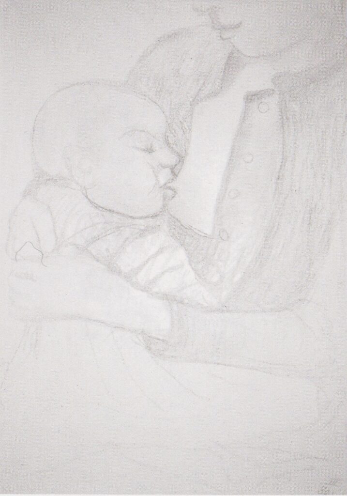 Nursing Mother and Child (1902) - Paula Modersohn-Becker Tablo