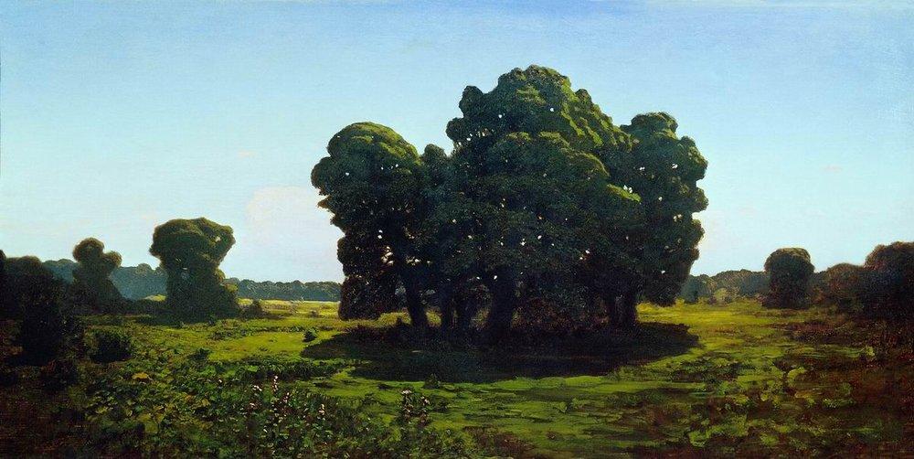 Oaks (1905) - Arkhip Kuindzhi Tablo