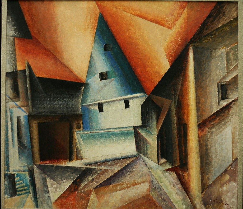 Oberweimar (1921) - Lyonel Feininger Tablo