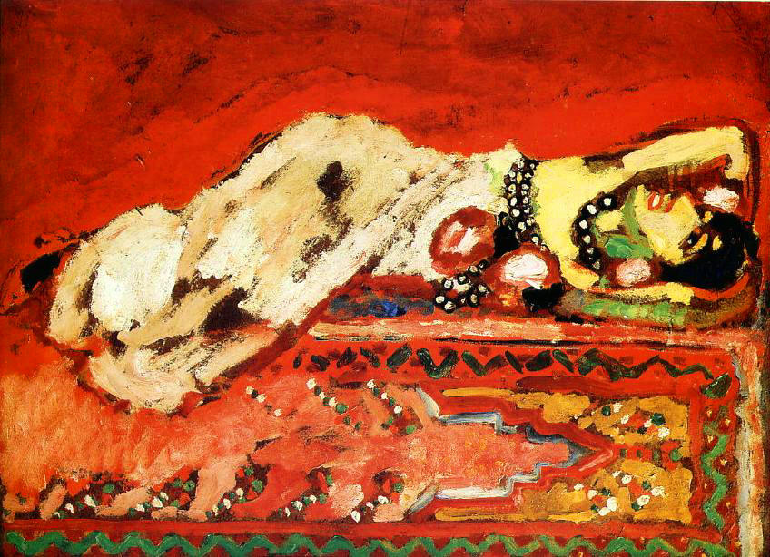 Odalisque couchée (1909) - Kees van Dongen Tablo