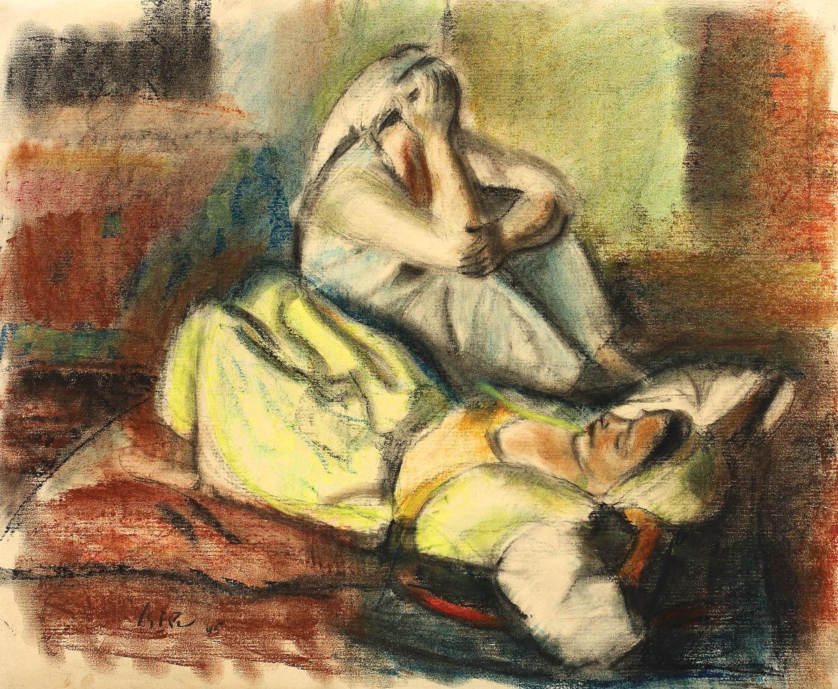 Odalisques Resting (1945) - Iosif Iser Tablo