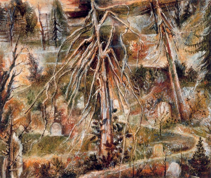 Old Graverayd (1940) - Albert Bloch Tablo