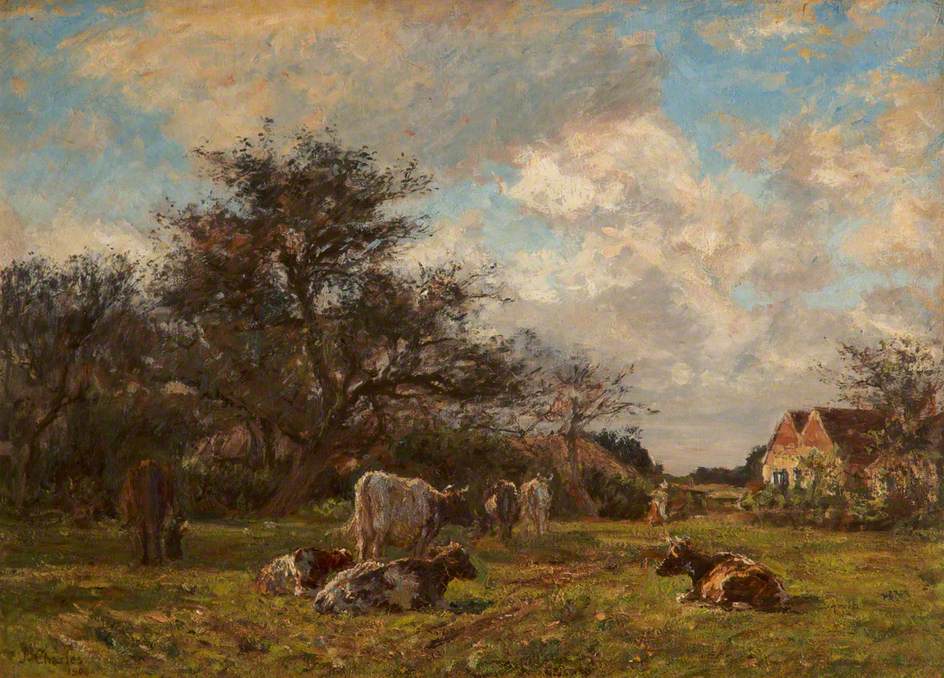 On a Sussex Farm (1904) - James Charles Tablo