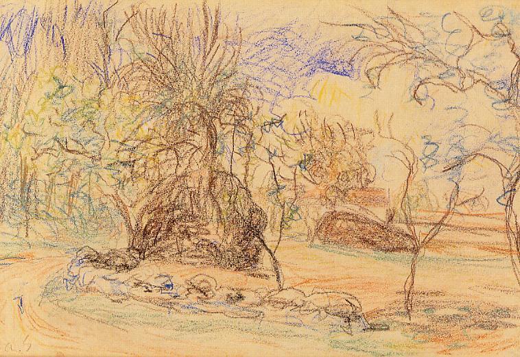 Orchard (1885) - Alfred Sisley Tablo