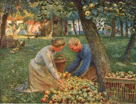 Orchard in Flanders - Emile Claus Tablo