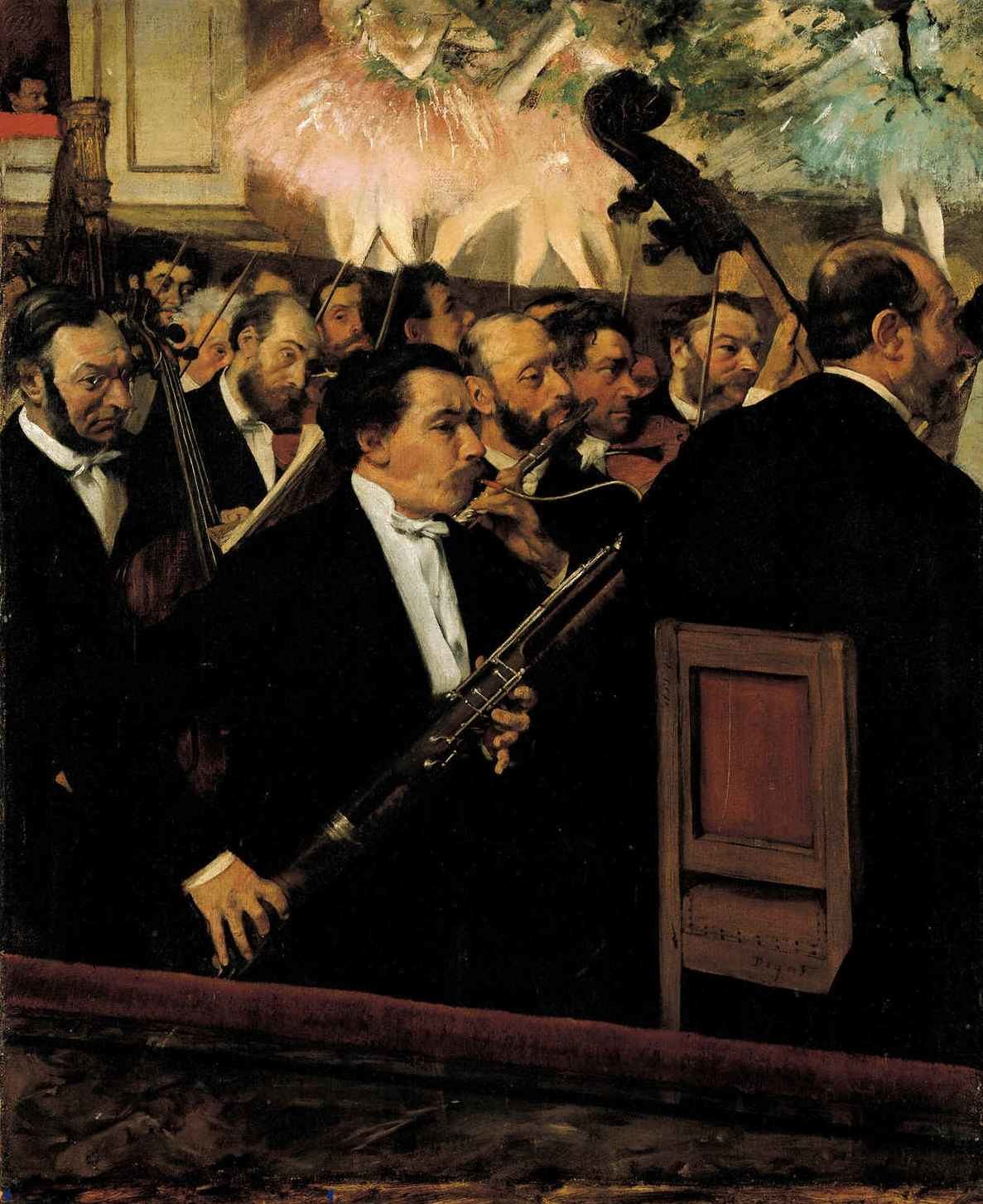 Orchestra of the Opera (1870) - Edgar Degas Tablo