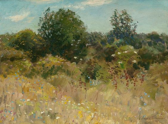 Our Back Yard When I was Young - Edward E. Simmons Tablo