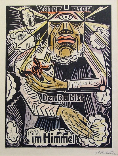 Our Father Who Art in Heaven (1921) - Max Pechstein Tablo