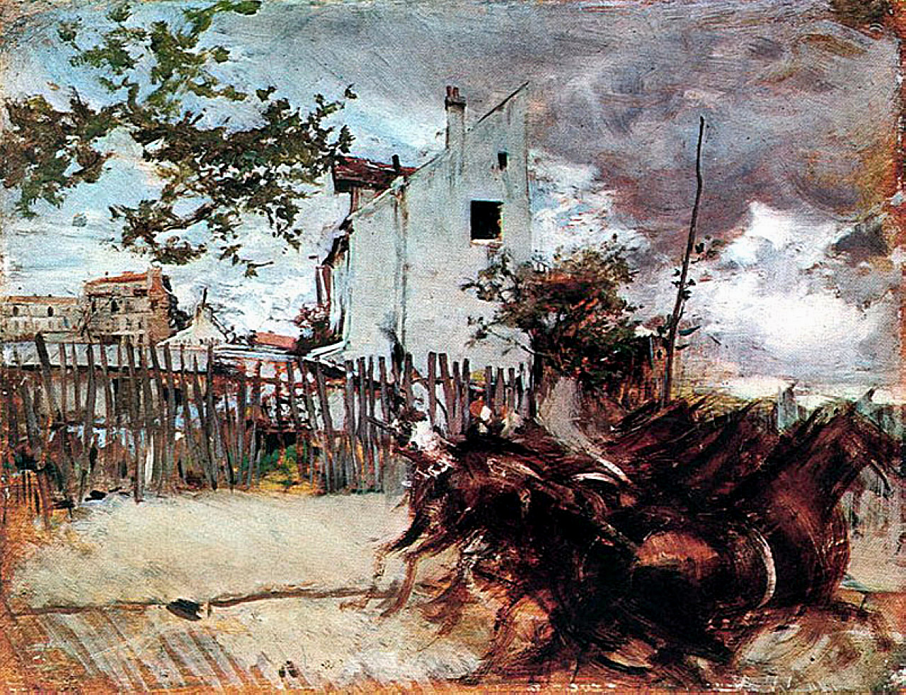 Outskirts of Paris (1906) - Giovanni Boldini Tablo