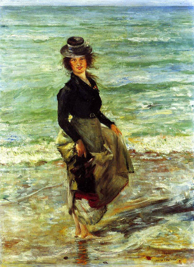 Paddel Petermannchen (1902) - Lovis Corinth Tablo