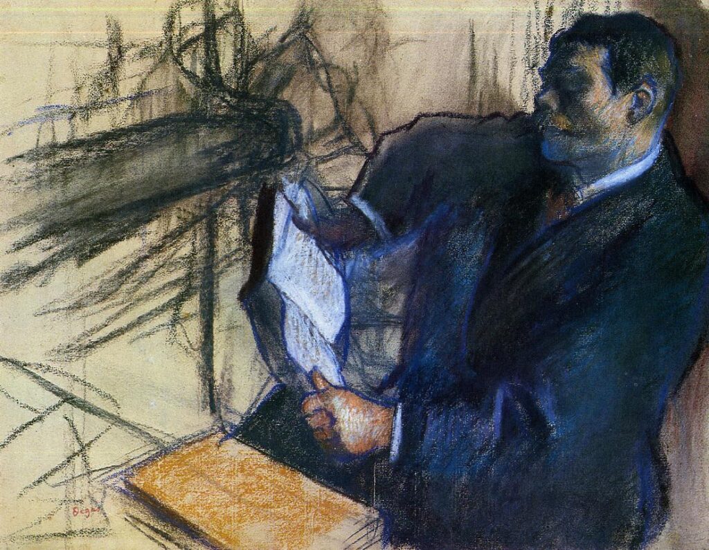Pagans and Degas’s Father (1882) – Edgar Degas Tablo