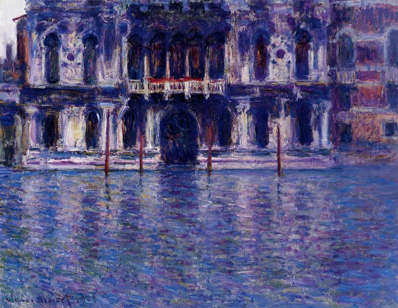 Palazzo Contarini (1908) - Claude Monet Tablo