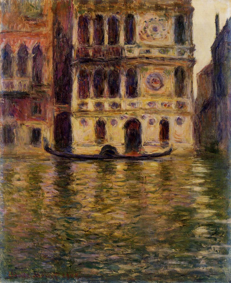 Palazzo Dario (1908) - Claude Monet Tablo