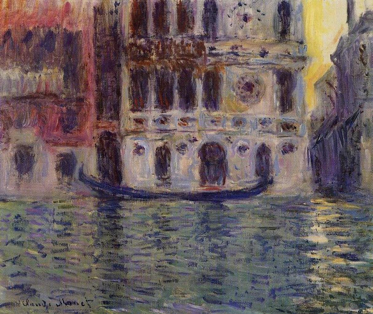 Palazzo Dario 3 (1908) - Claude Monet Tablo