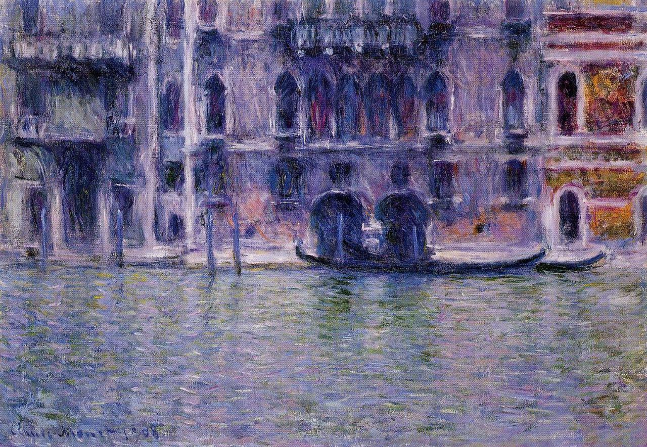 Palazzo da Mulla (1908) - Claude Monet Tablo
