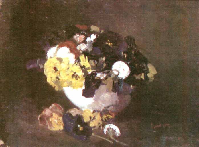 Pansies - Ion Andreescu Tablo