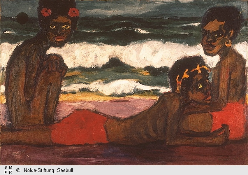 Papuan youth (1914) - Emil Nolde Tablo