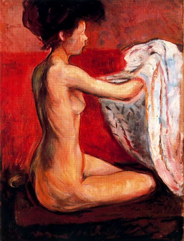 Paris Nude (1896) - Edvard Munch Tablo