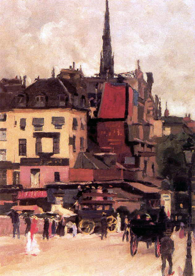 Paris cityview - Jan Sluyters Tablo