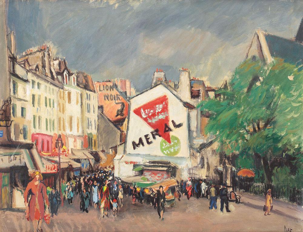 Parisian Promenade (1930) - Iosif Iser Tablo