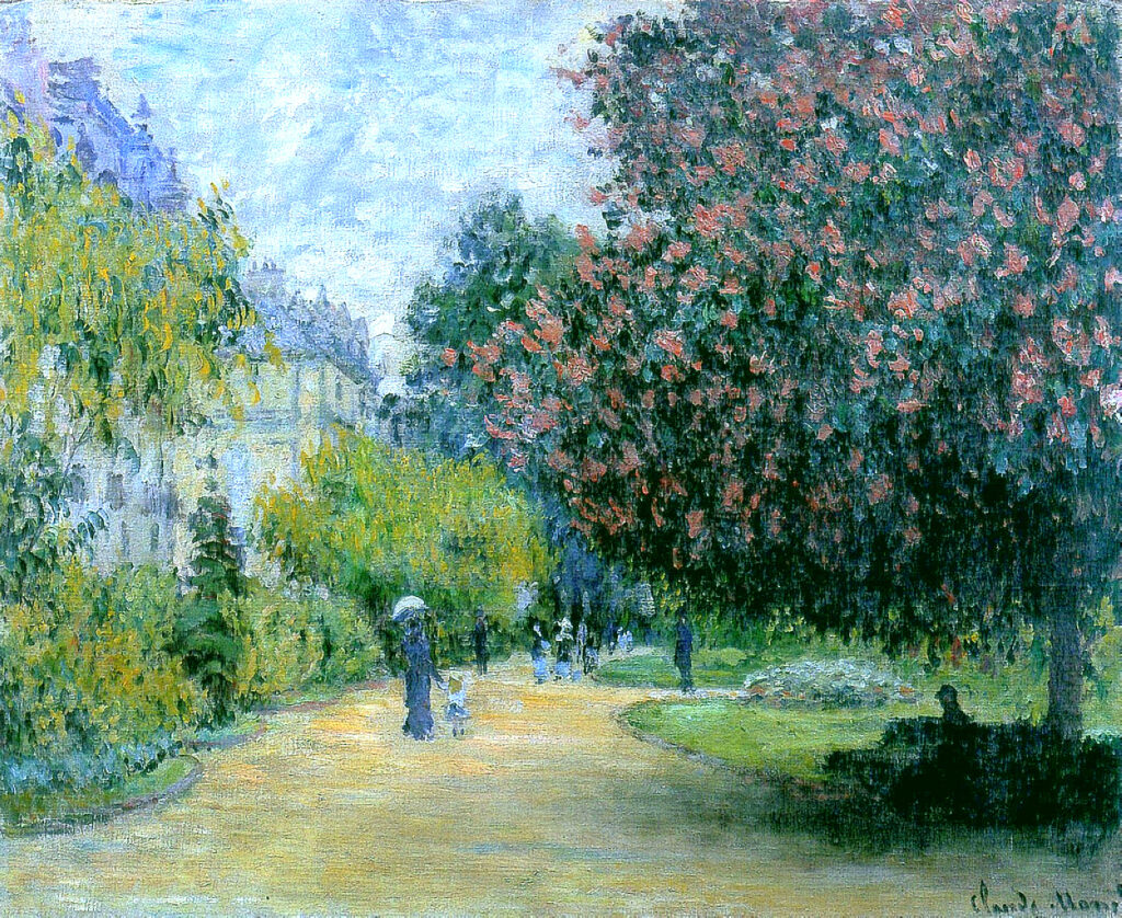 Park Monceau (1876) - Claude Monet Tablo