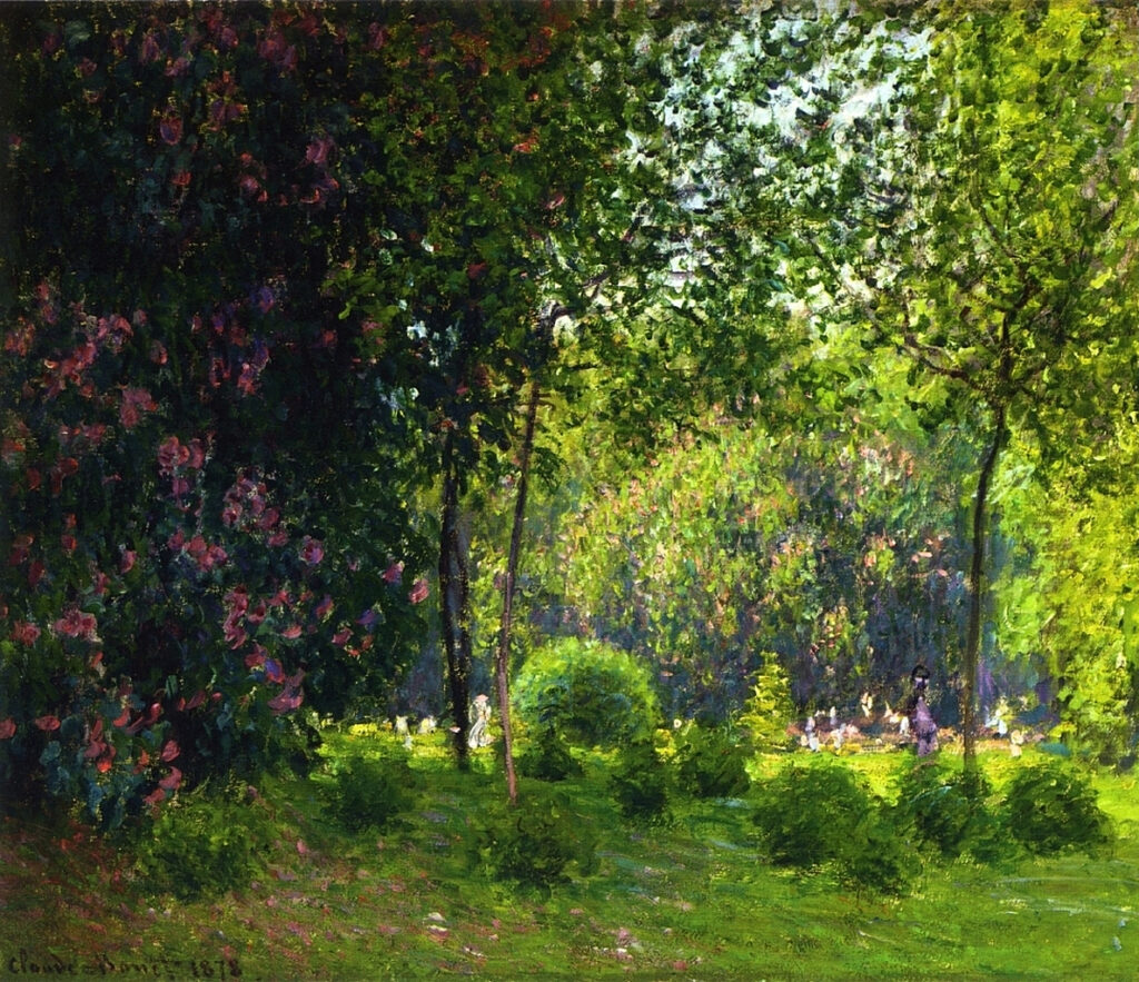 Park Monceau 2 (1878) – Claude Monet Tablo