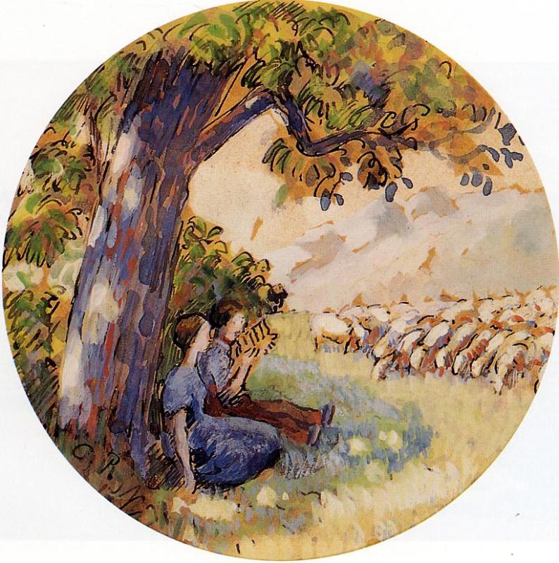 Pastoral (1890) - Camille Pissarro Tablo