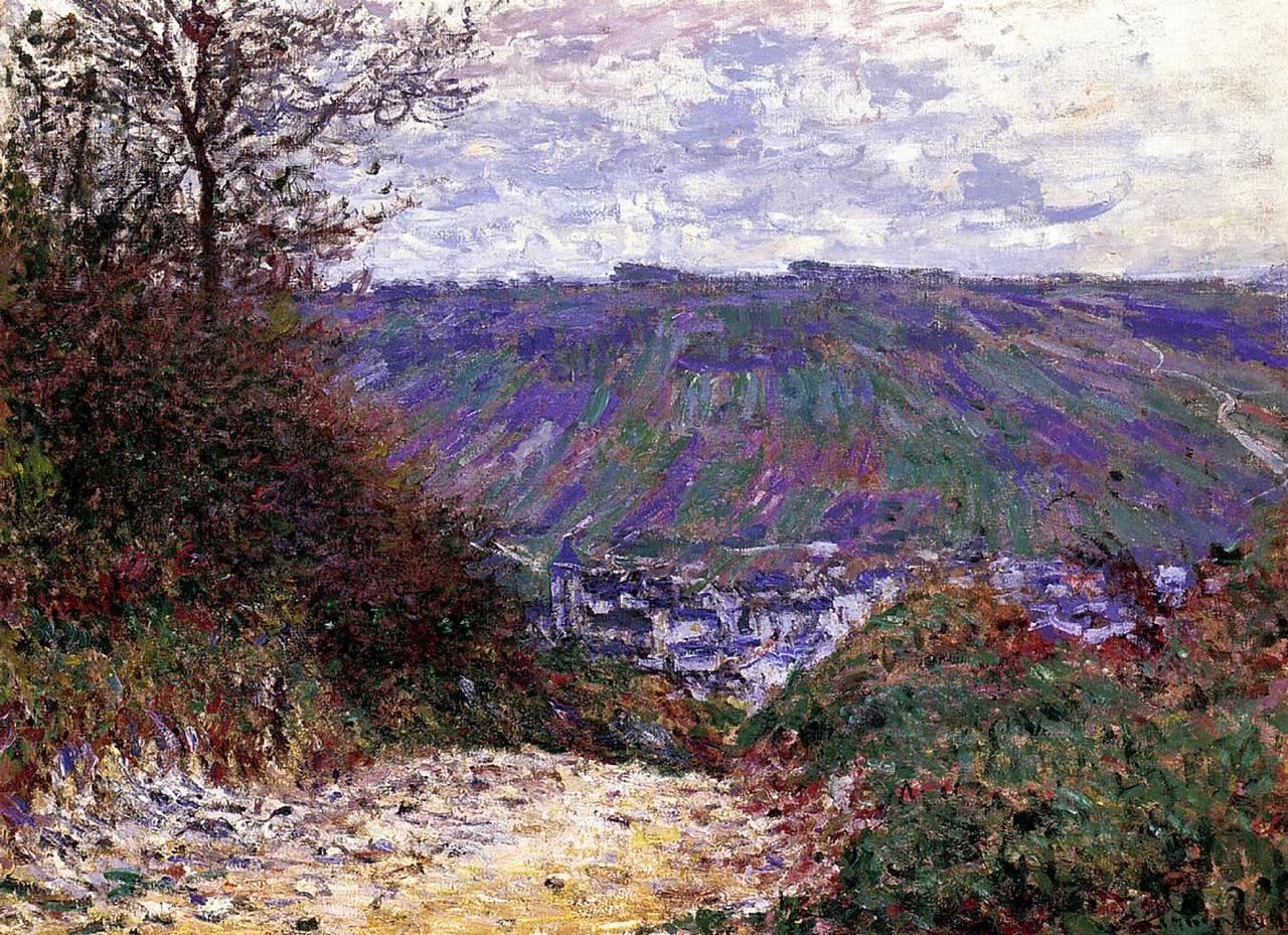 Path at Giverny (1885) - Claude Monet Tablo