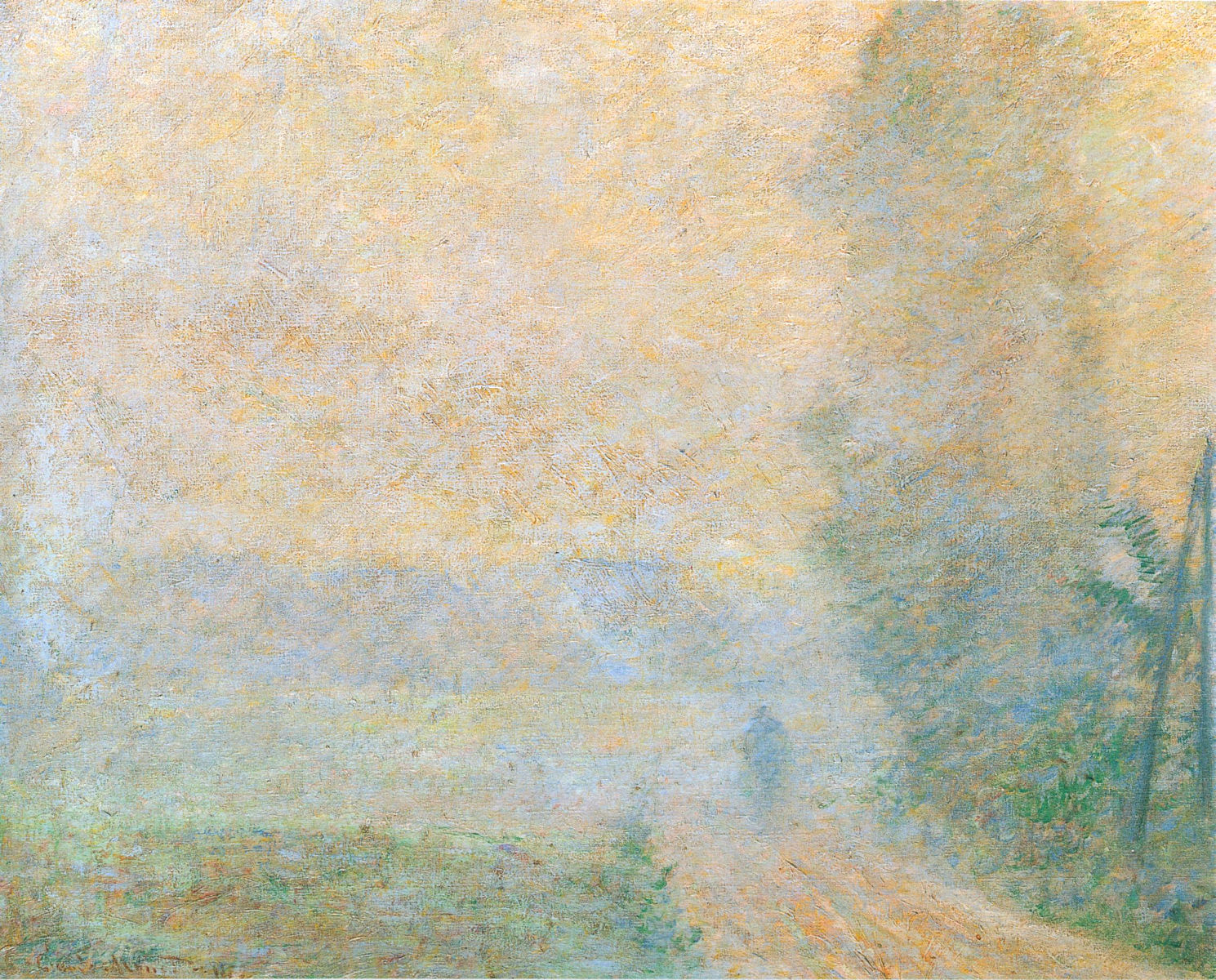 Path in the Fog (1887) - Claude Monet Tablo