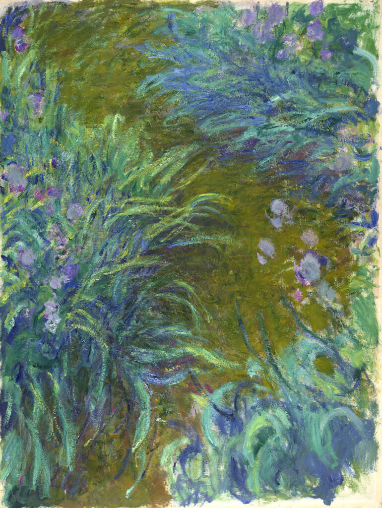 Path through the Irises 02 (1914) – Claude Monet Tablo