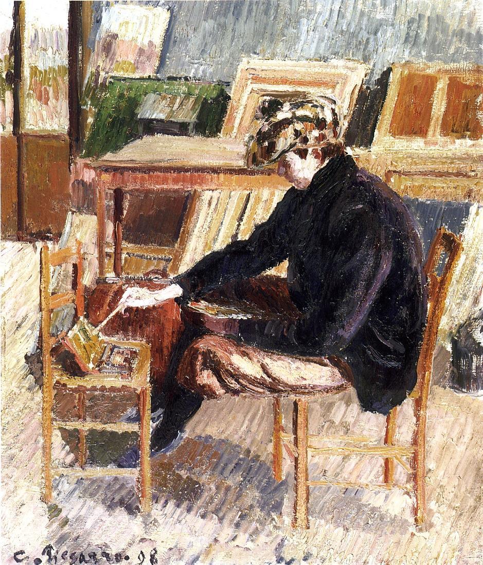 Paul, Study (1898) - Camille Pissarro Tablo