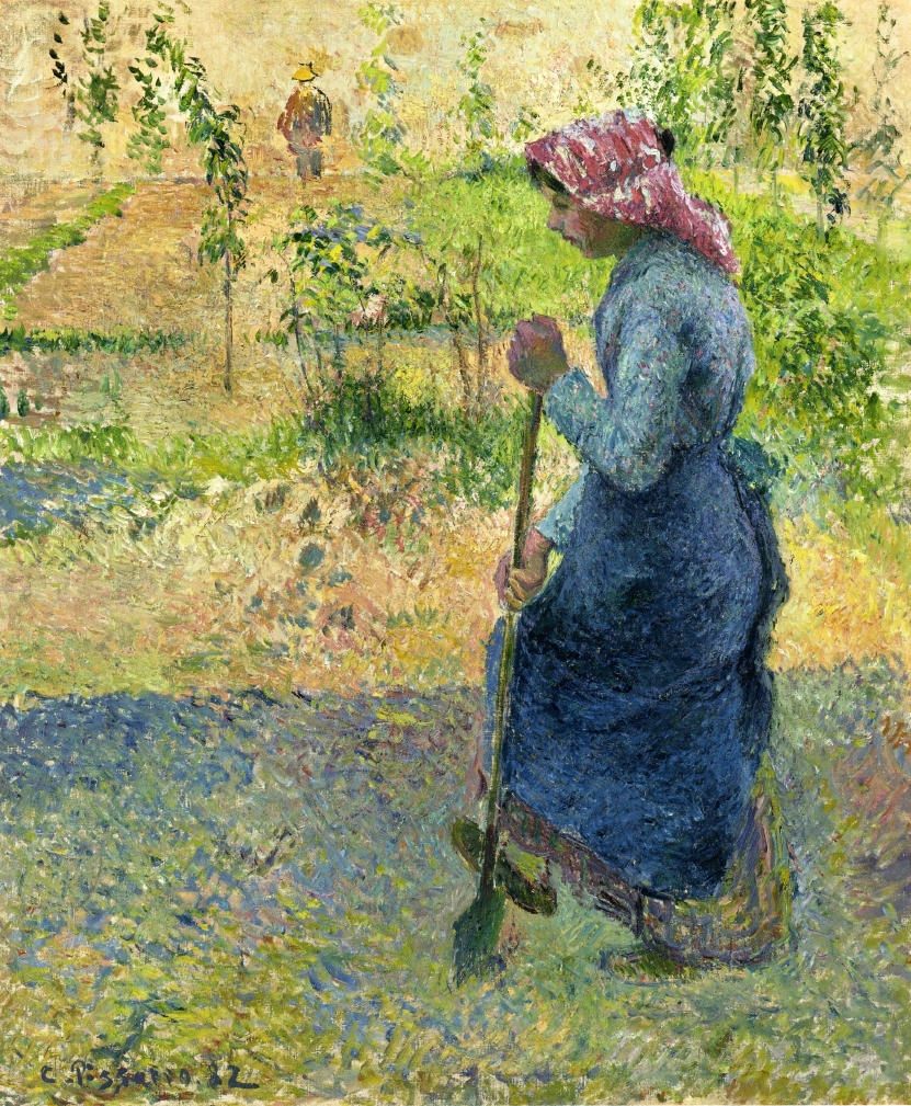 Paysanne Couchant (1882) - Camille Pissarro Tablo