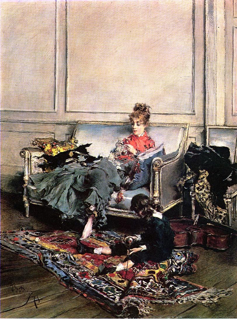 Peaceful Days (1875) - Giovanni Boldini Tablo