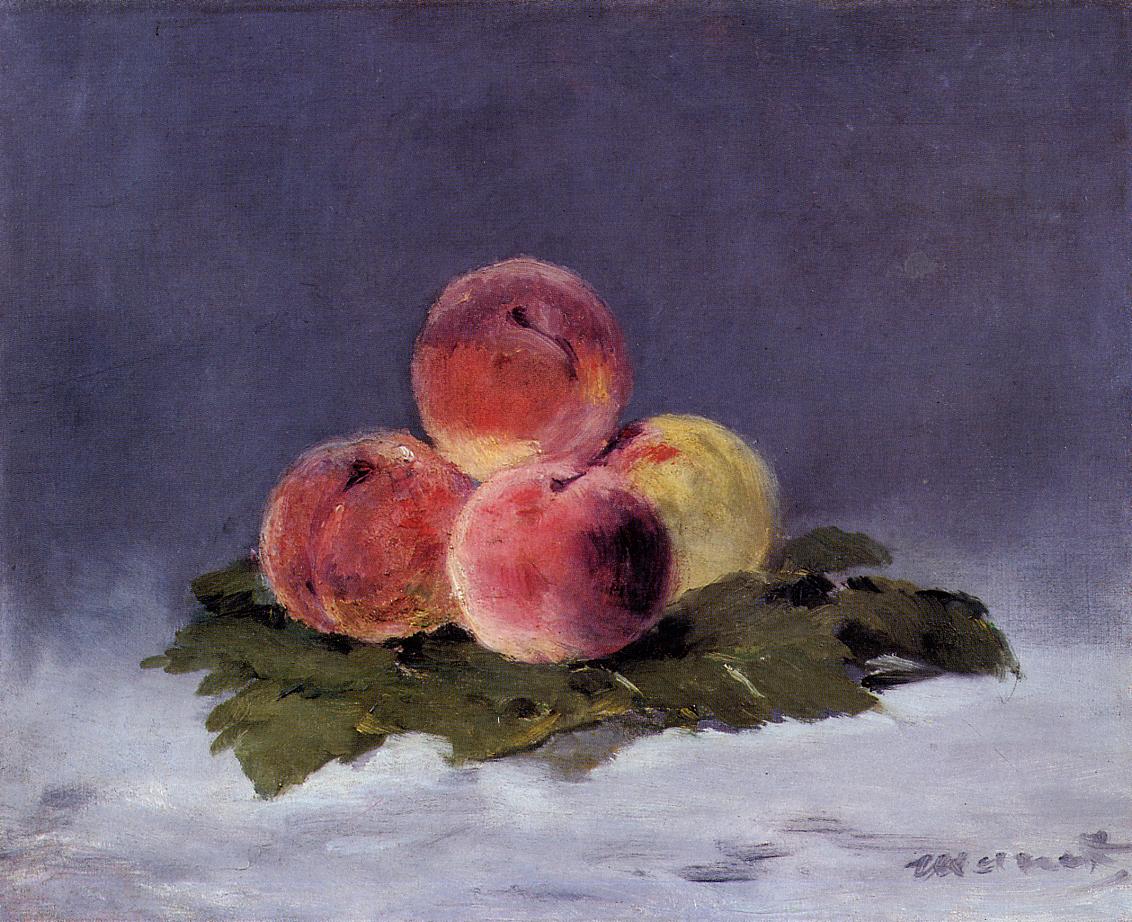 Peaches (1882) - Edouard Manet Tablo