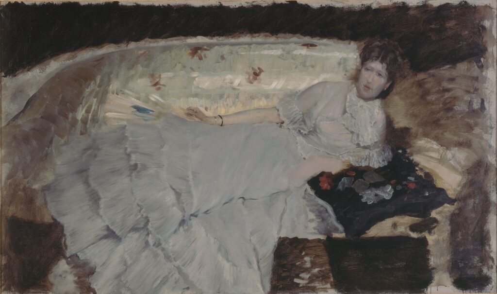 Pearl and shell (1879) - Giuseppe De Nittis Tablo