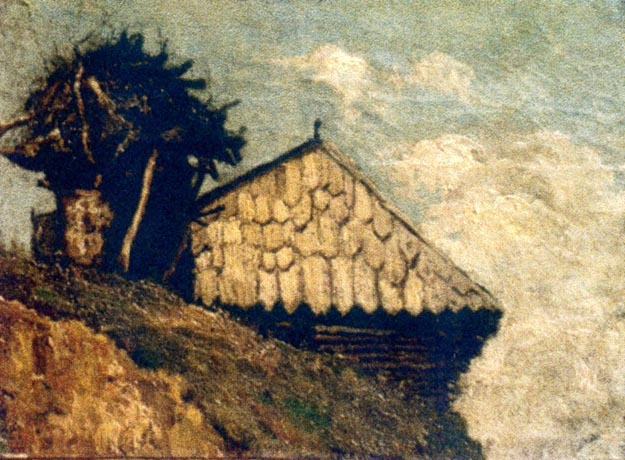 Peasant hut - Ion Andreescu Tablo