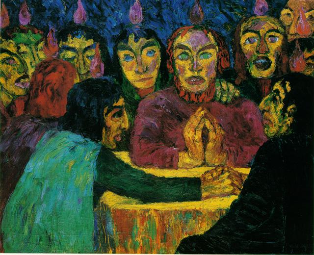 Pentecost (1909) - Emil Nolde Tablo