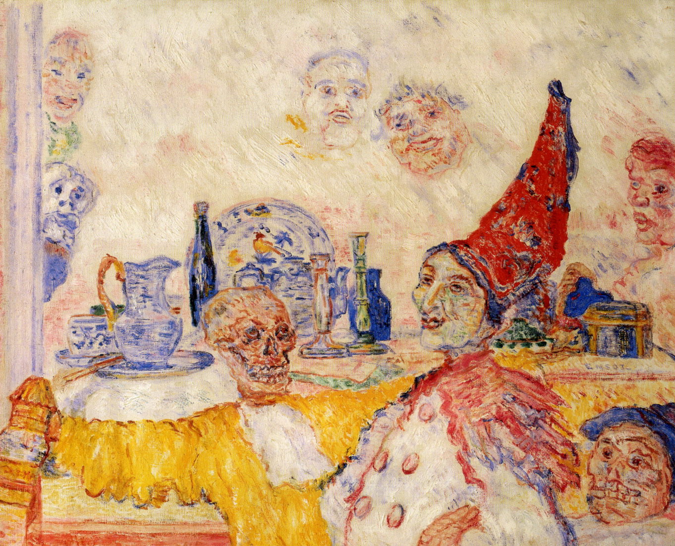 Pierrot Lunaire (1893) - James Ensor Tablo