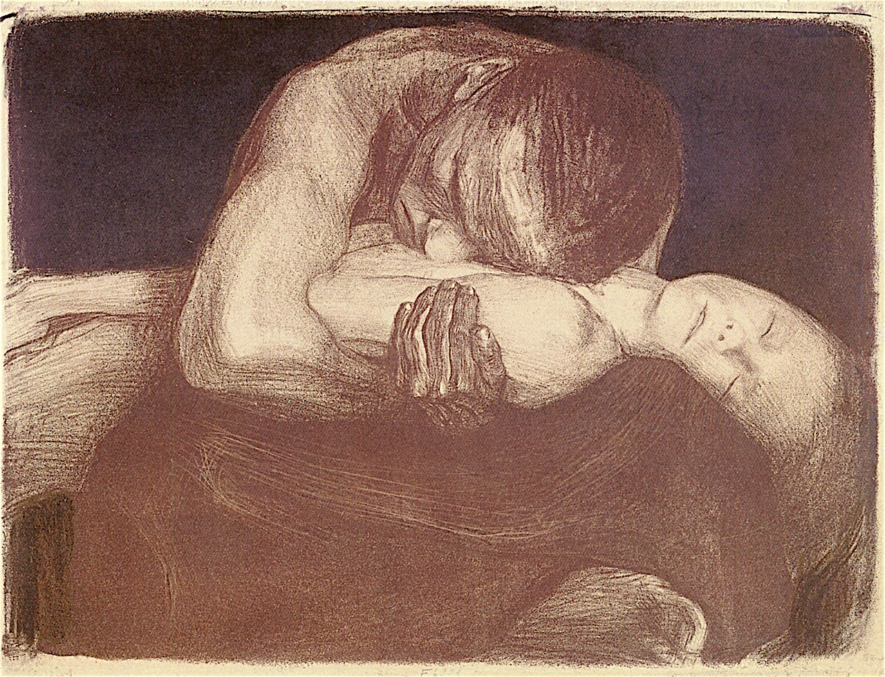 Pietà (1903) - Käthe Kollwitz Tablo